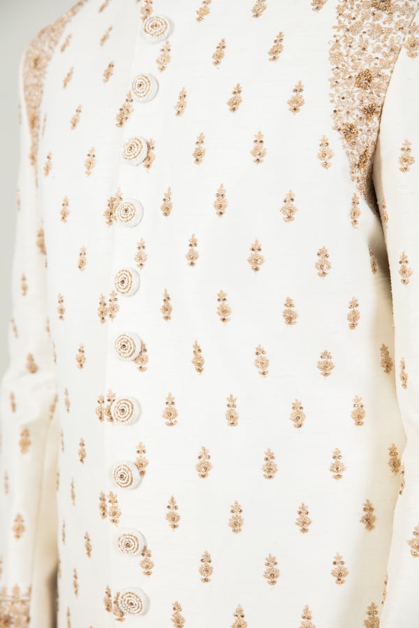 2 Piece men's luxury embroidered sherwani - Image 5