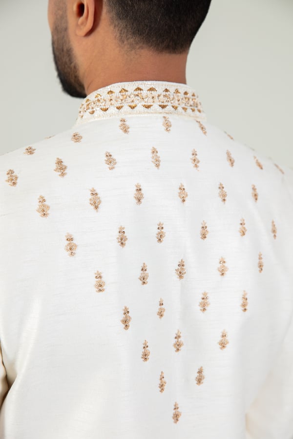 2 Piece men's luxury embroidered sherwani - Image 8