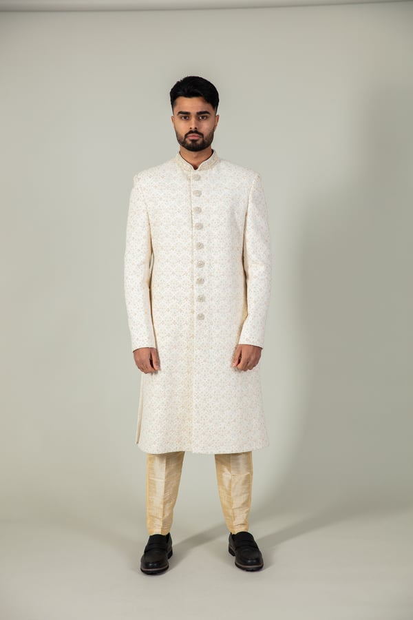 Men's 2 piece embroidered sherwani
