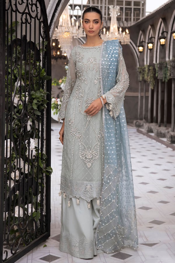 Esme collection 3 piece organza suit