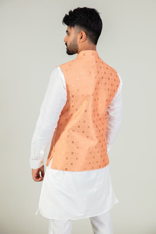 Men's brocade waistcoat - Image 6
