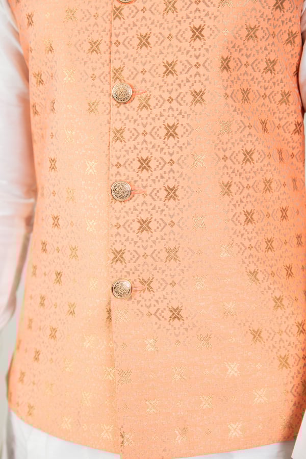 Men's brocade waistcoat - Image 9
