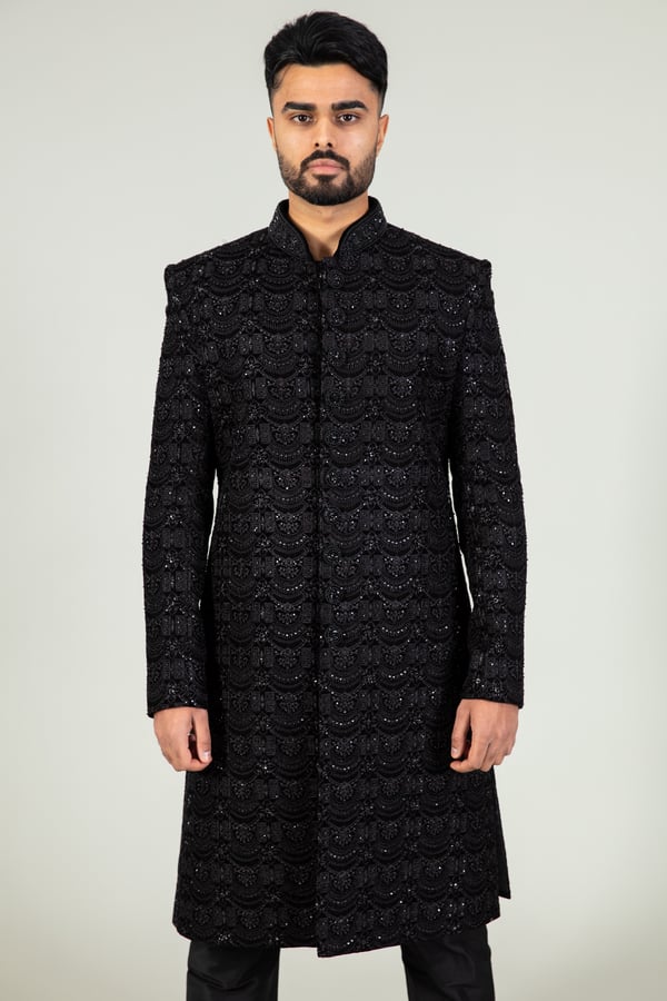 Men's luxury embroidered sherwani