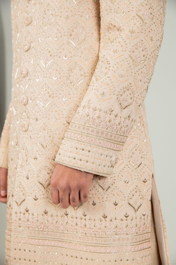 Men's sherwani with churidaar trousers - Image 7