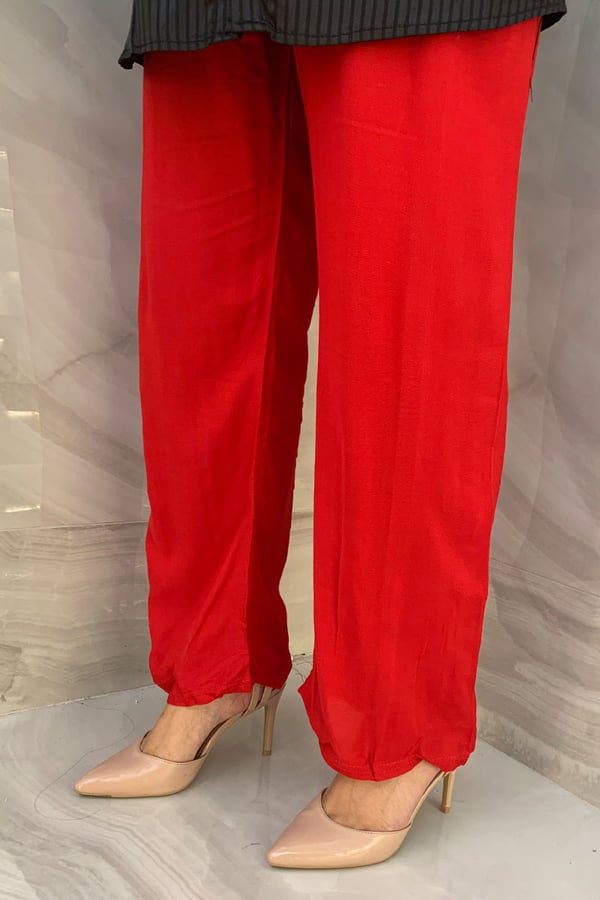 Casual straight leg linen trousers - Image 6