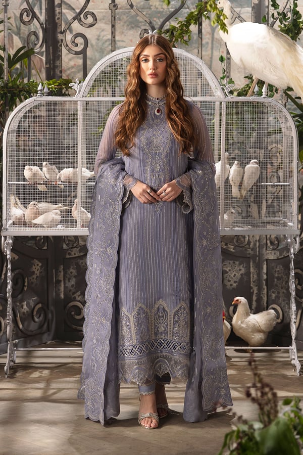 Afrozeh la fuchsia collection 3 piece elyssa suit