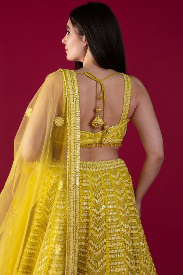 Shiffonz luxury embroidered lengha choli - Image 5