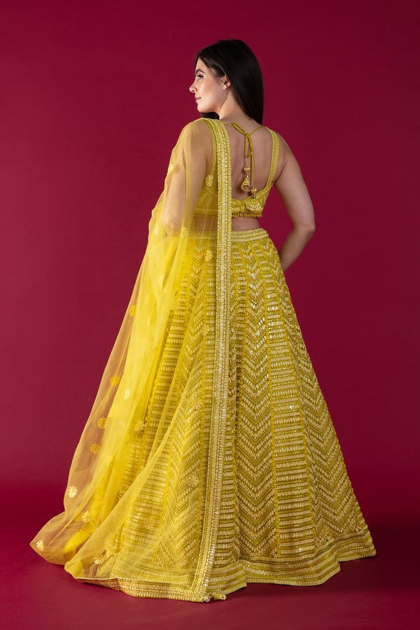 Shiffonz luxury embroidered lengha choli - Image 3