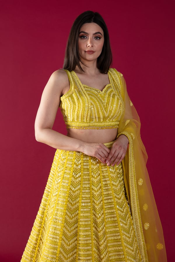 Shiffonz luxury embroidered lengha choli - Image 4