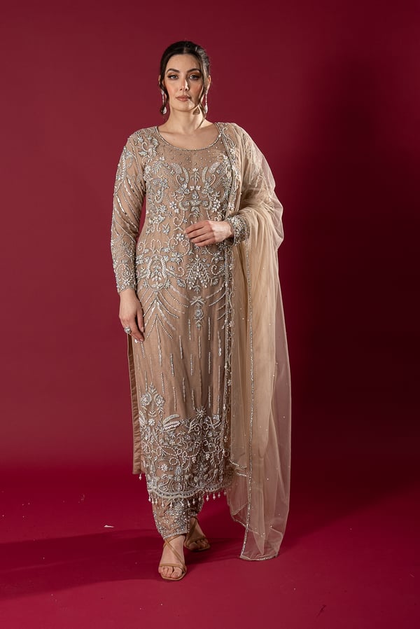 Shiffonz Bar collection 3 piece embroidered suit