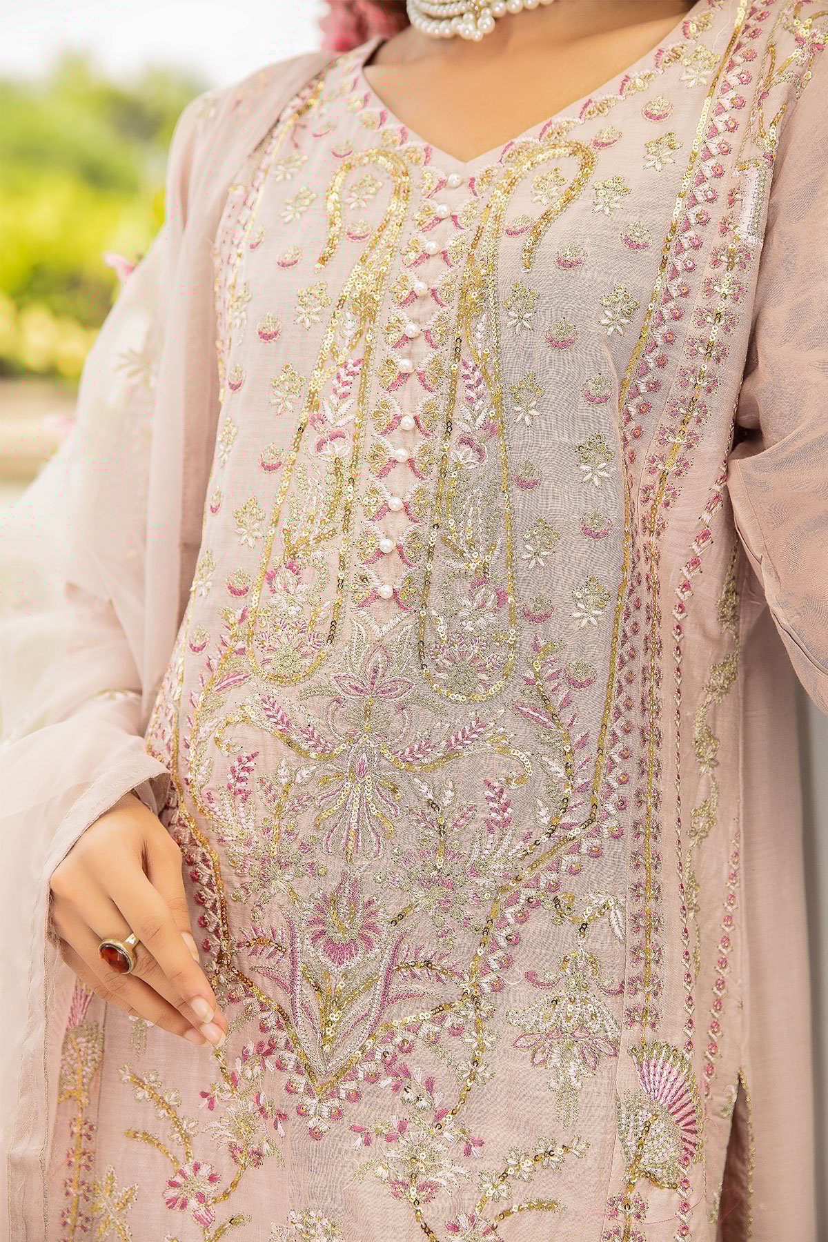Eid with shiffonz 3 piece festive embroidered suit - Image 5