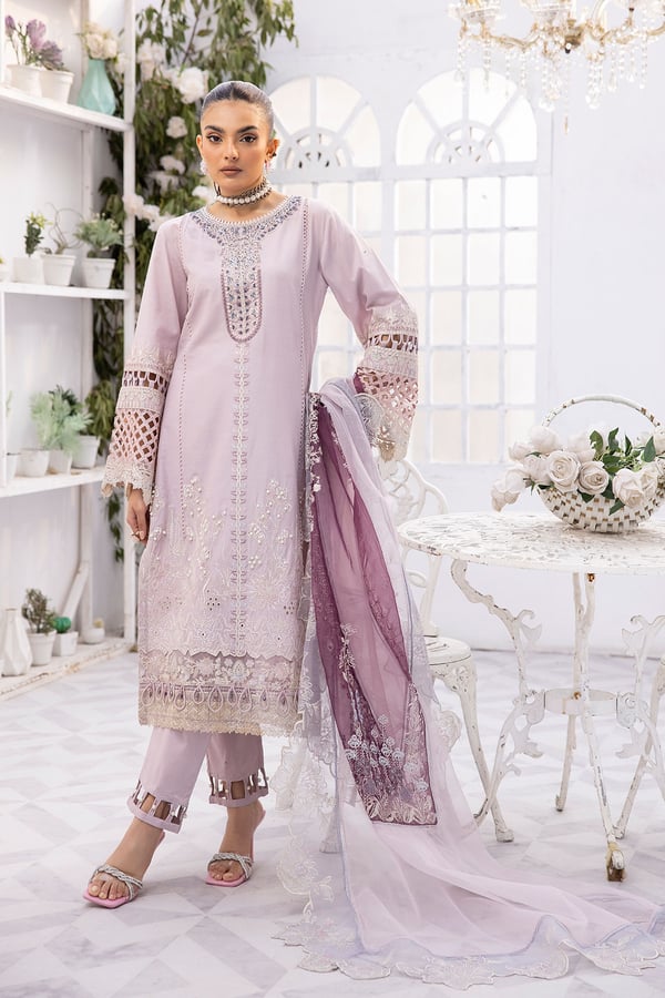 Ivana luxury chikankari embroidered suit