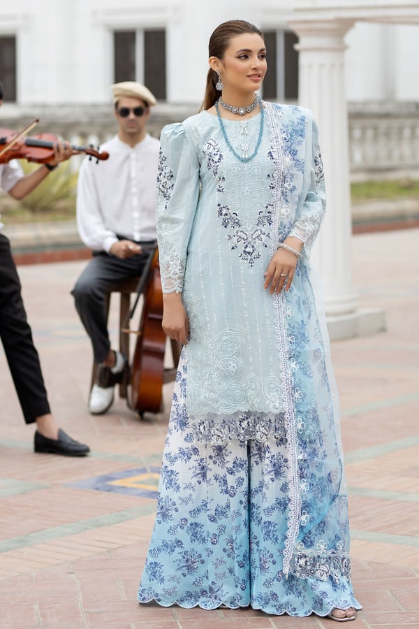 Ivana Premium Eid collection 3 piece embroidered suit