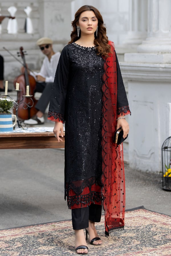 Ivana Premium Eid collection 3 piece embroidered suit