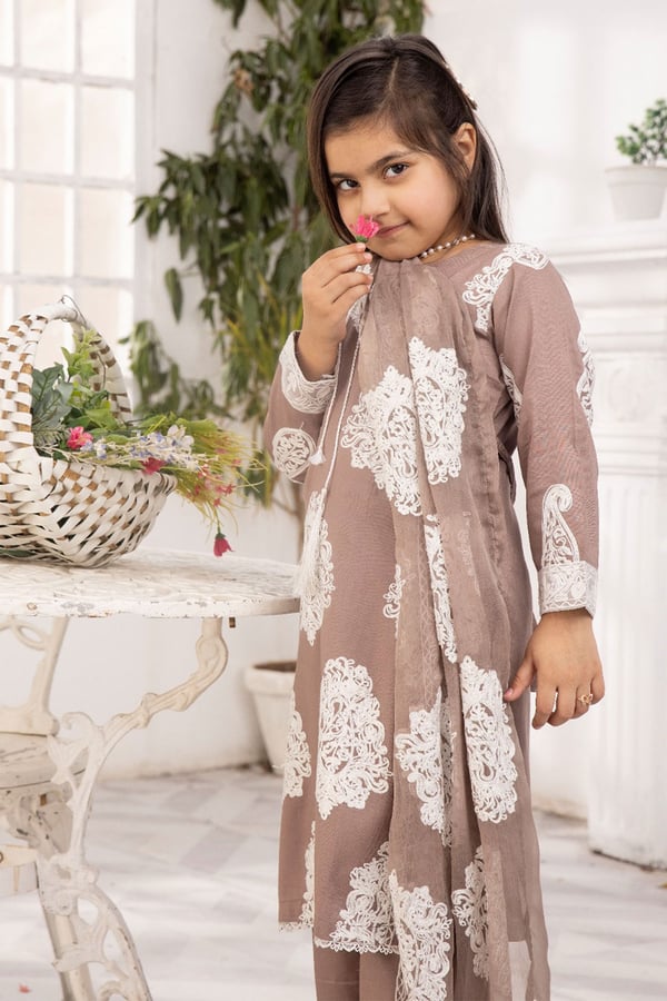 Jannat mother and daughter collection 3 piece kids suit -