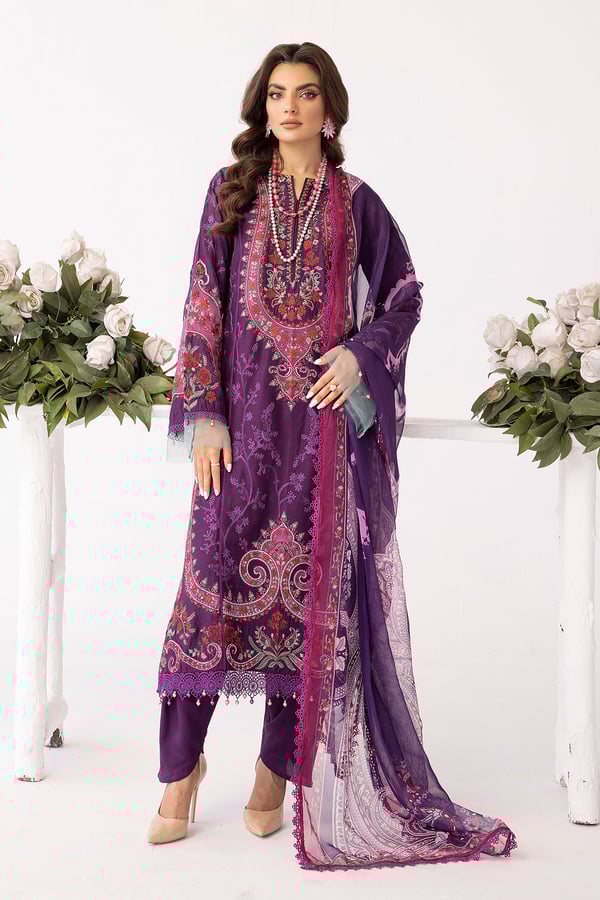 Aleezah 3 piece embroidered collection