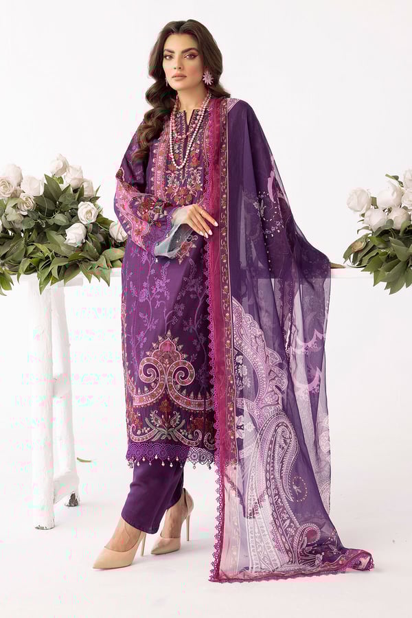 Aleezah 3 piece embroidered collection - Image 2