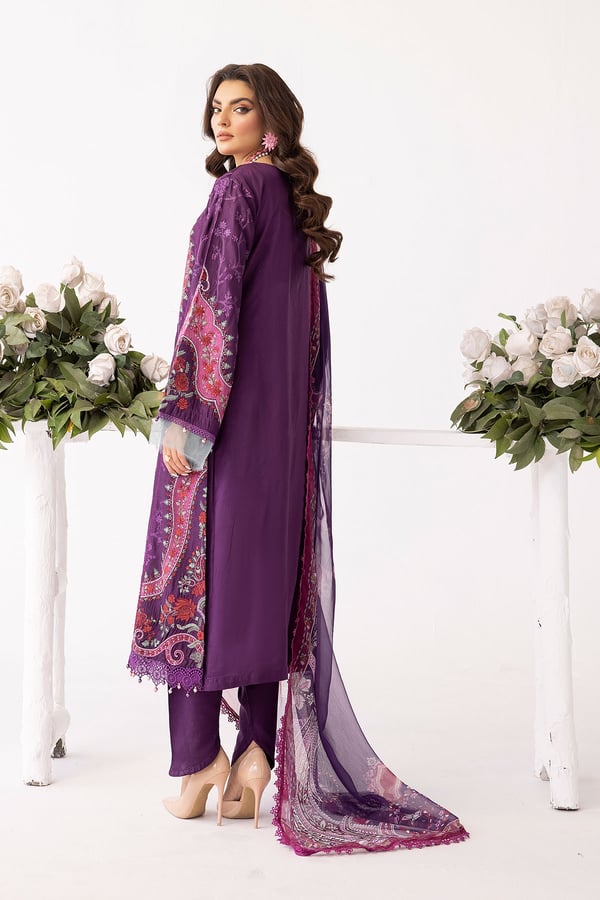 Aleezah 3 piece embroidered collection - Image 3