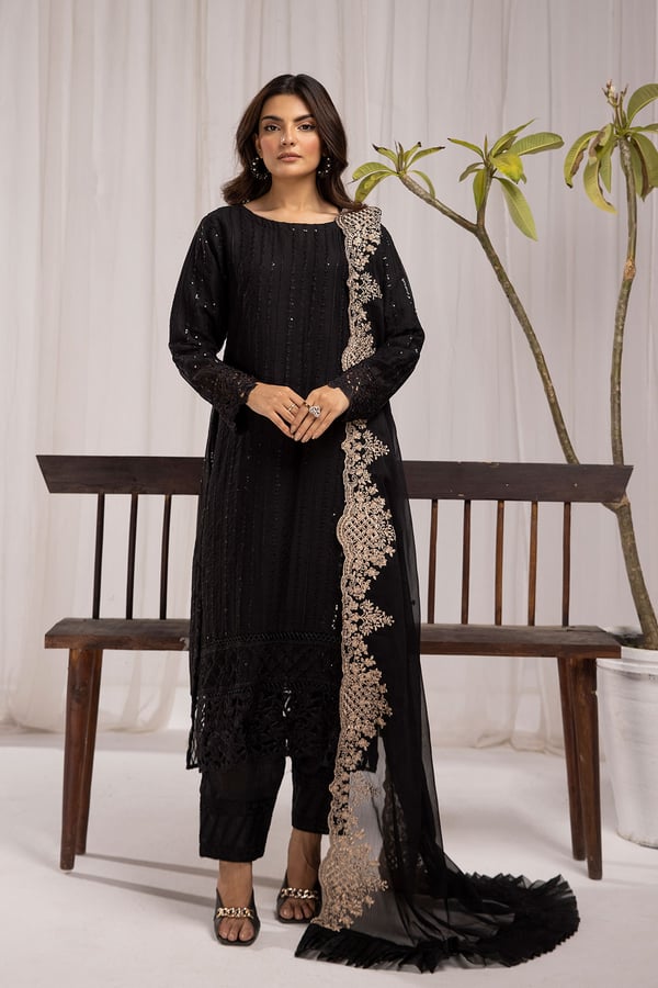 Azure 3 piece embroidered onyxdove suit - Image 3