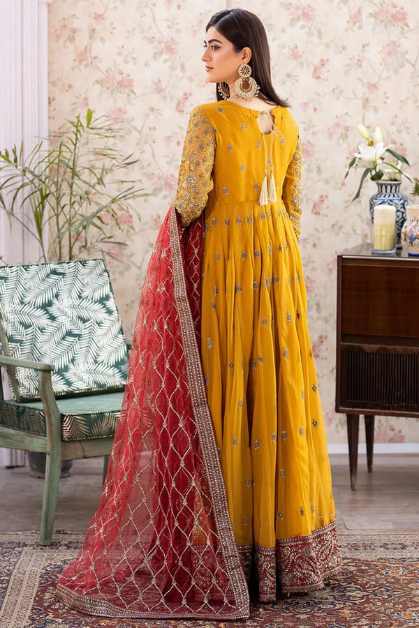 Shahjahan 3 piece embroidered long dress - Image 2