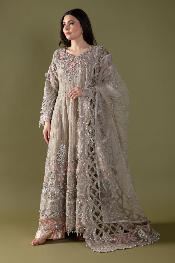 Maria b 3 piece partywear dress