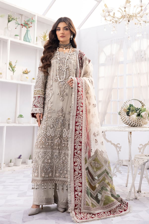 Imrozia embroidered 3 piece suit - Image 3
