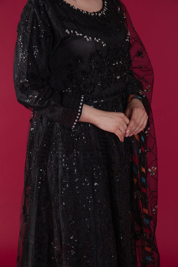 Shiffonz 3 piece long embroidered maxi - Image 11