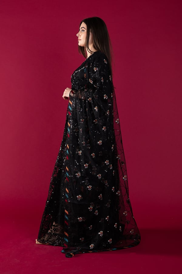 Shiffonz 3 piece long embroidered maxi - Image 3