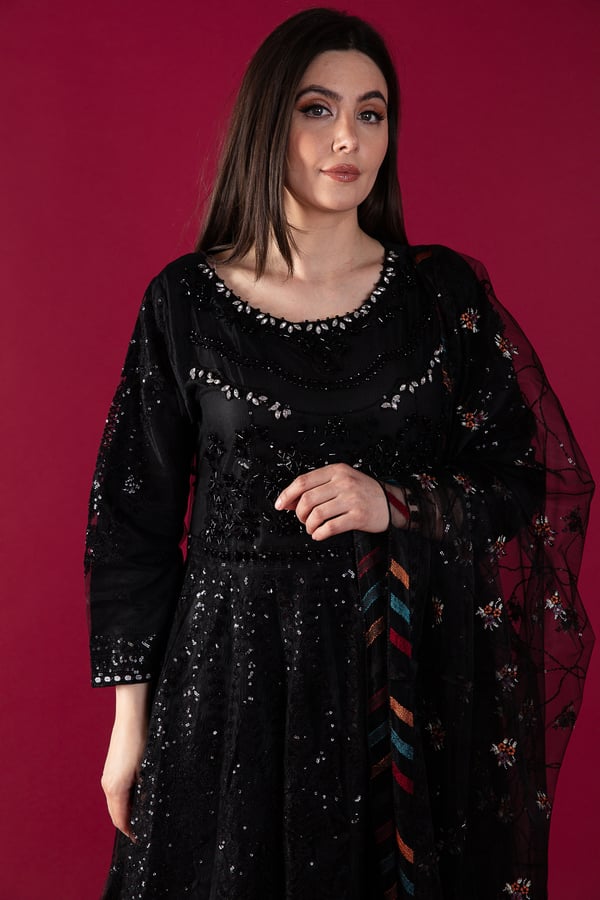 Shiffonz 3 piece long embroidered maxi - Image 9