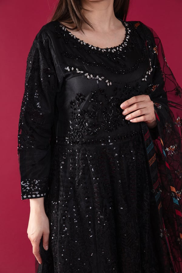 Shiffonz 3 piece long embroidered maxi - Image 10