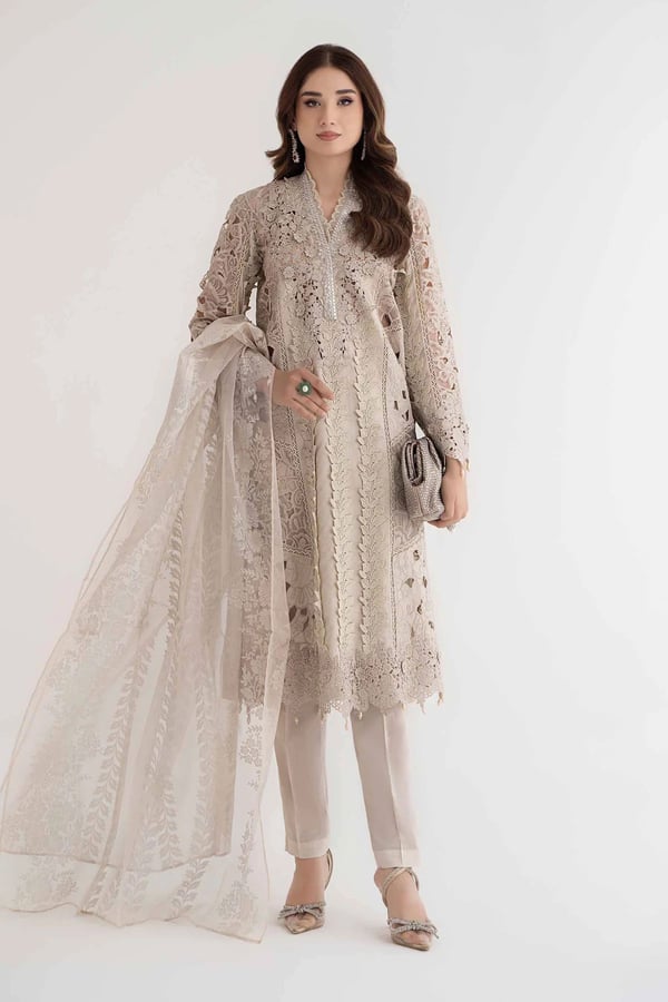 Maria b Amani 3 piece embroidered suit