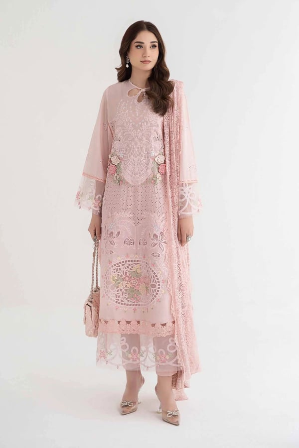 Maria b Bhar 3 piece embroidered suit