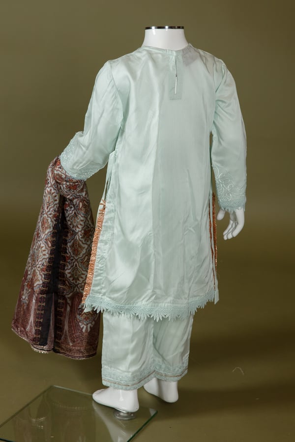 Shiffonz 3 piece embroidered casual kids suit - Image 4