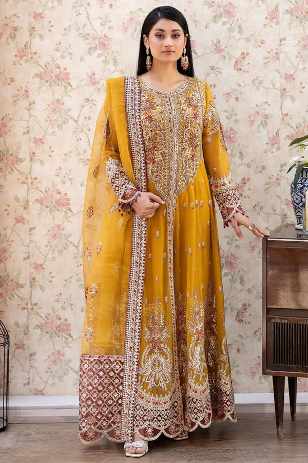 Shahjahan luxury collection 3 piece embroidered suit