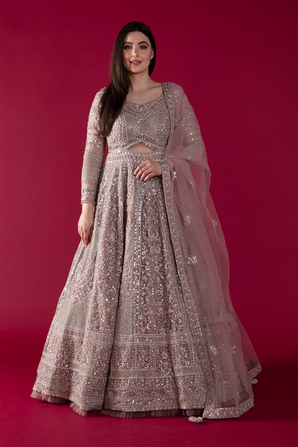 Shiffonz luxury embroidered partywear gown