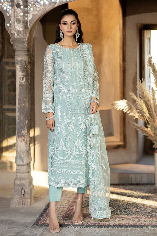 3 Piece luxury embroidered dress - Image 2