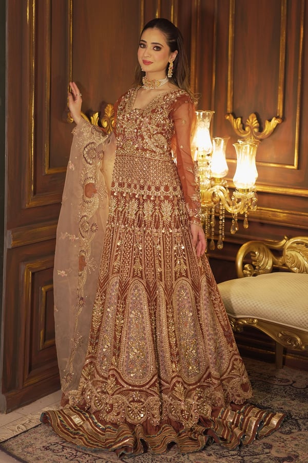 Sherin wedding collection embroidered gown