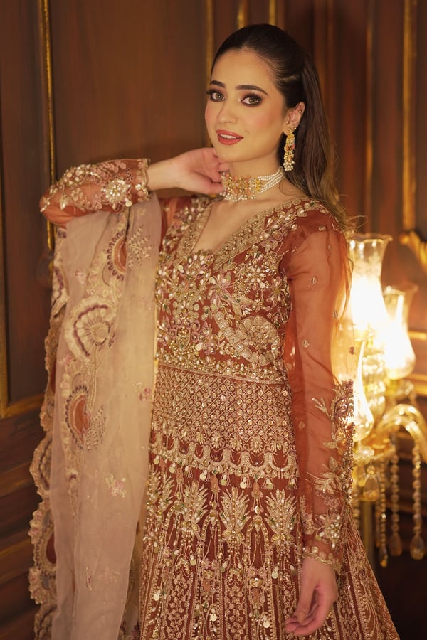 Sherin wedding collection embroidered gown - Image 3