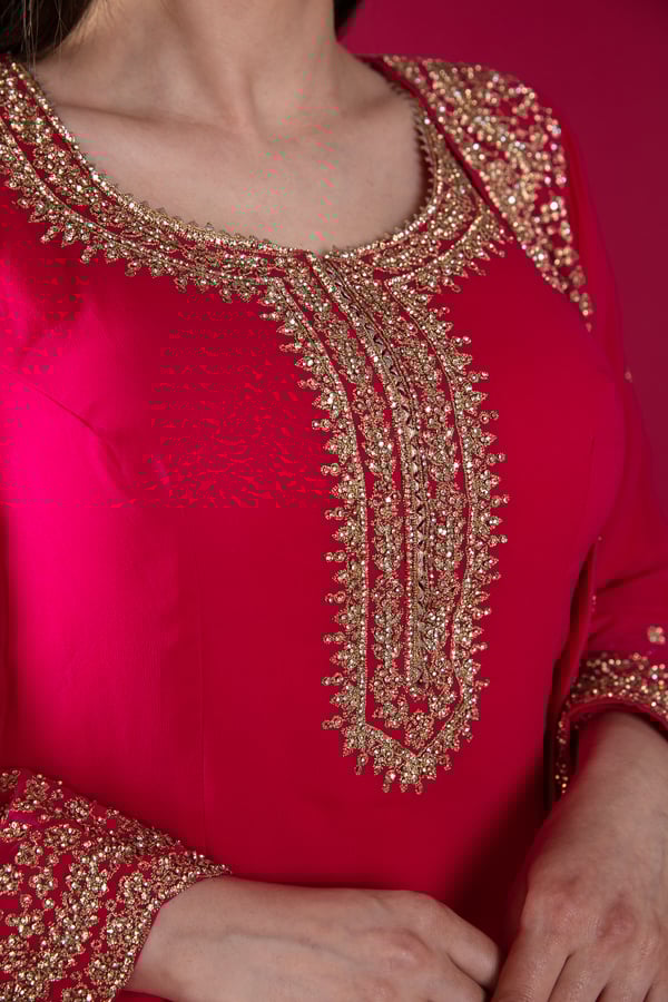 Shiffonz 3 piece thread work embroidered shalwar suit - Image 8