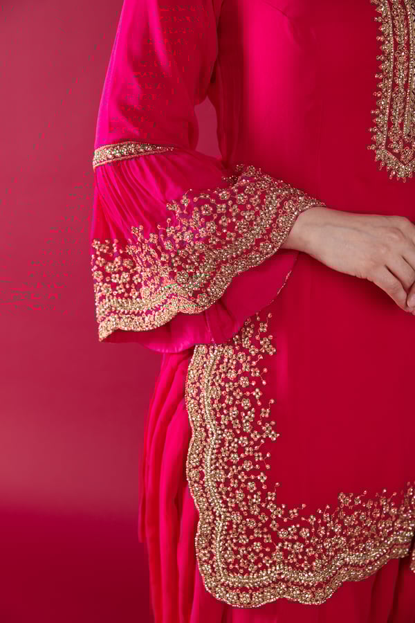 Shiffonz 3 piece thread work embroidered shalwar suit - Image 10