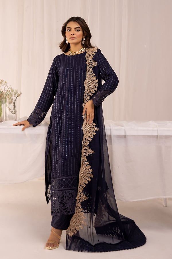 Azure 3 piece embroidered onyxdove suit - Image 2