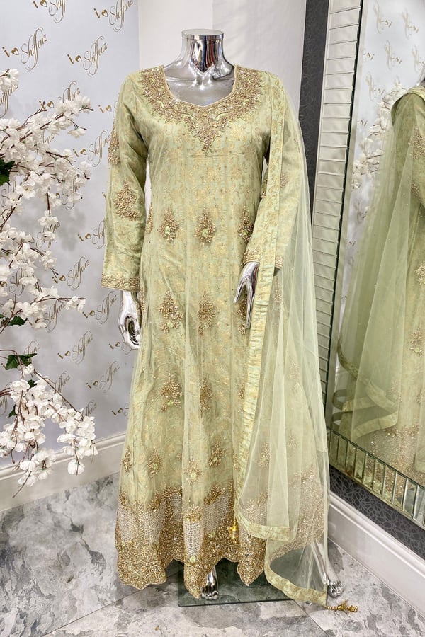 Shiffonz luxury embroidered gown
