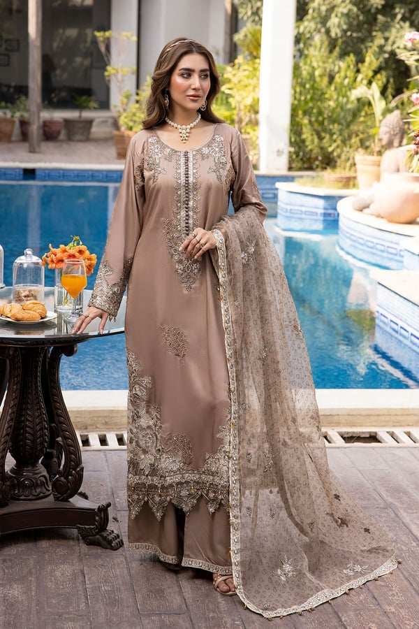 Suffuse by shiffonz 3 piece embroidered suit