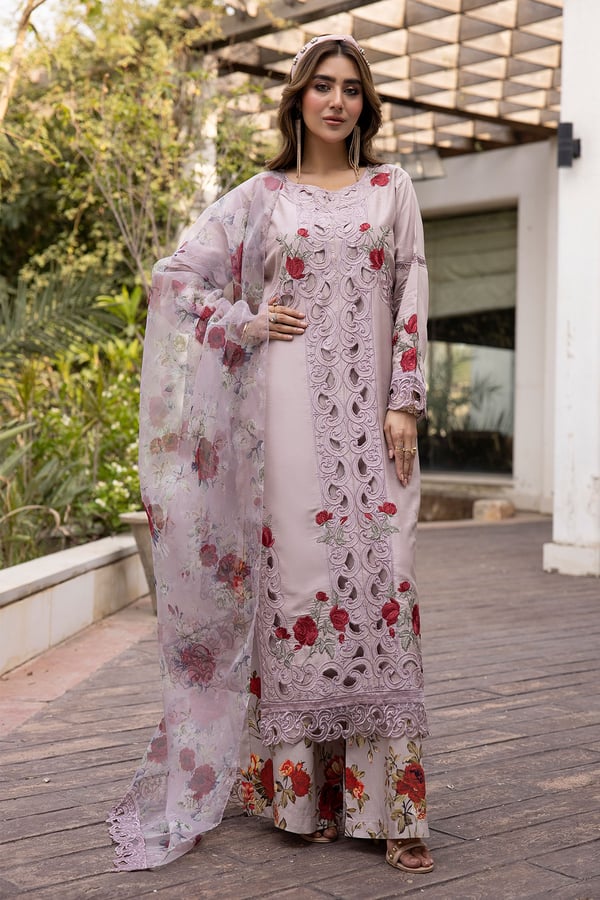 Sefa collection 3 piece embroidered suit