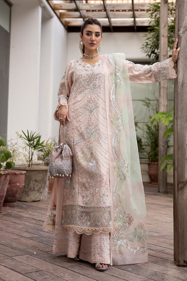 Elania lawn collection 3 piece embroidered suit