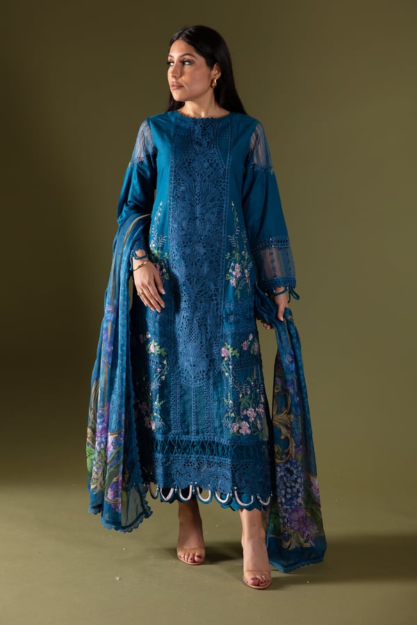 Maria b 3 piece Jehan collection embroidered suit