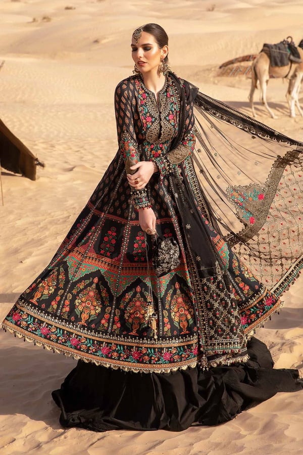 Nahal lawn collection 3 piece embroidered suit