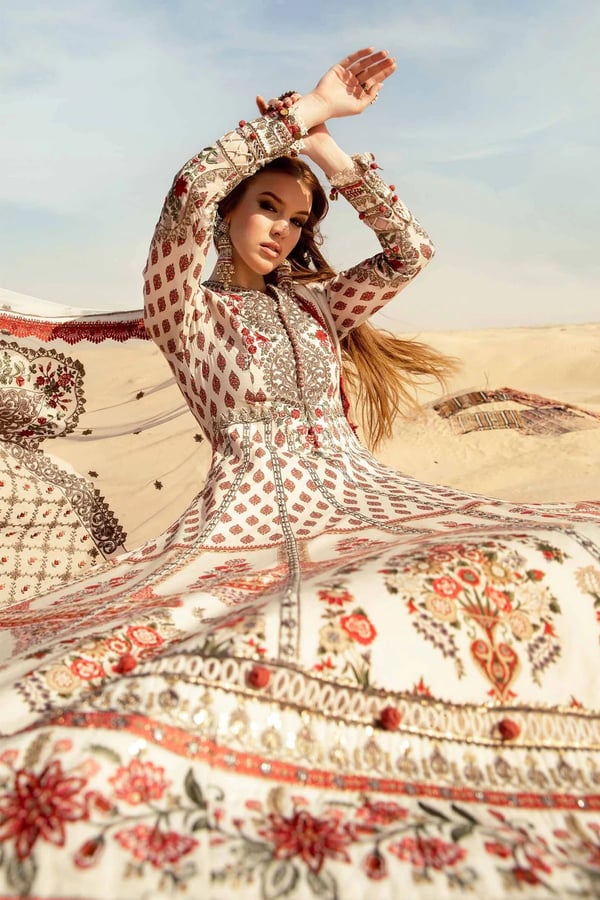 Nahal lawn collection 3 piece embroidered suit - Image 3