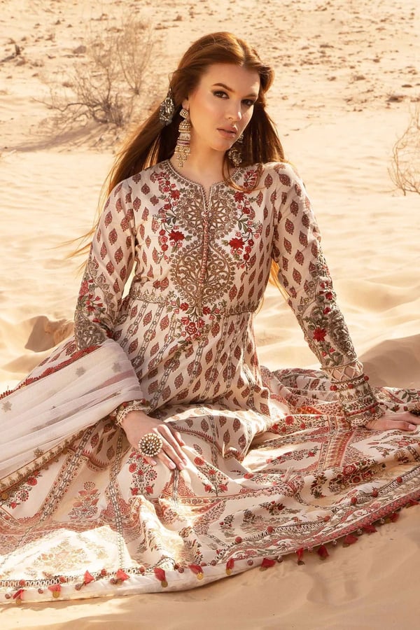 Nahal lawn collection 3 piece embroidered suit - Image 4