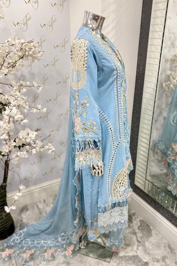 Ferya collection 3 piece embroidered suit - Image 3